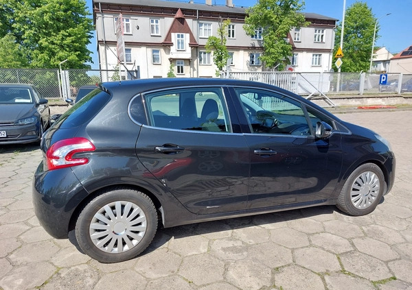 Peugeot 208 cena 24500 przebieg: 124529, rok produkcji 2012 z Dębno małe 277